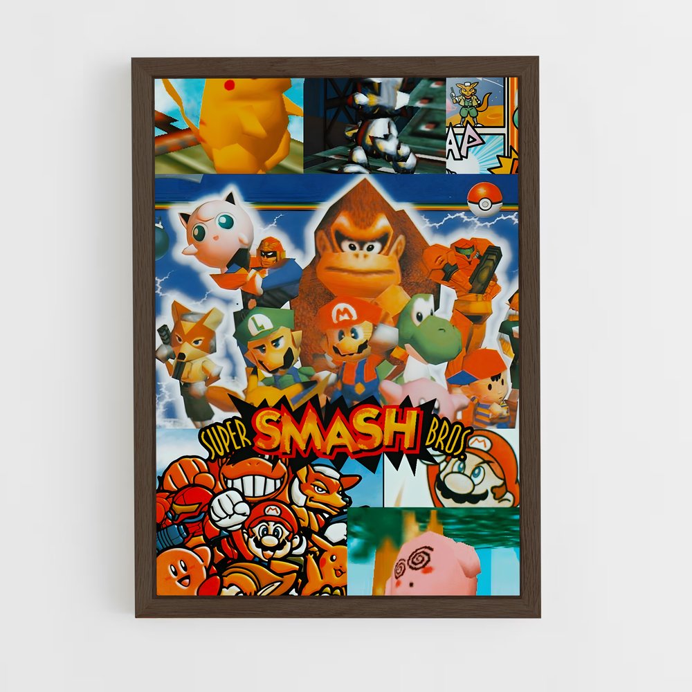 Poster Smash All-Stars – affiche Super Smash Bros (vue 5)